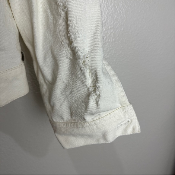 H&M Divided Denim Jacket Distressed Size XL - Picture 2 of 9